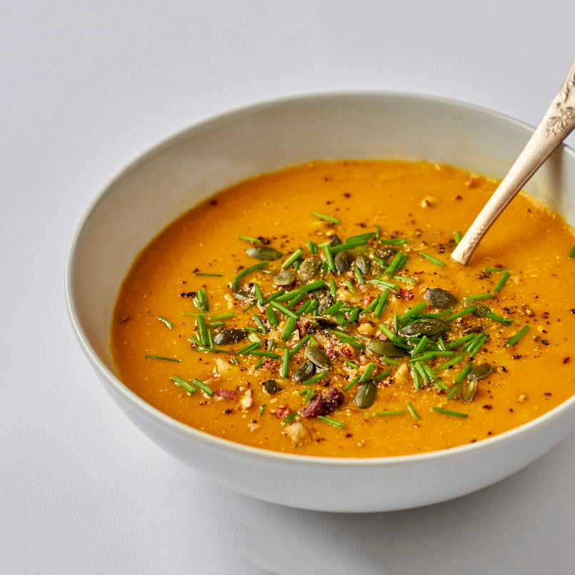 Sopa de abóbora picante