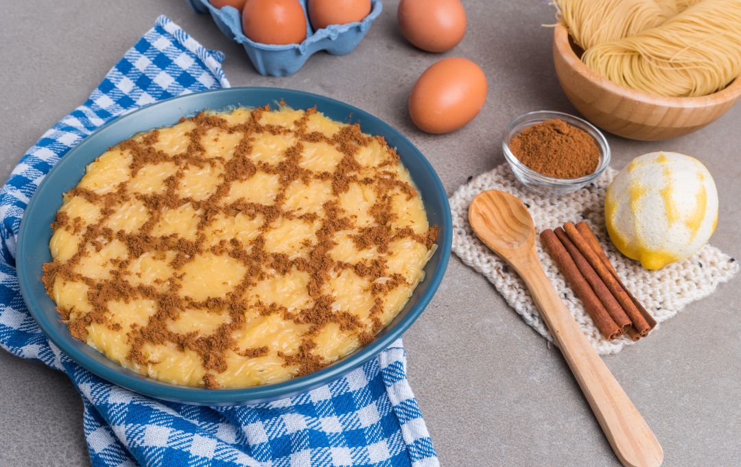 Aletria com bebida vegetal