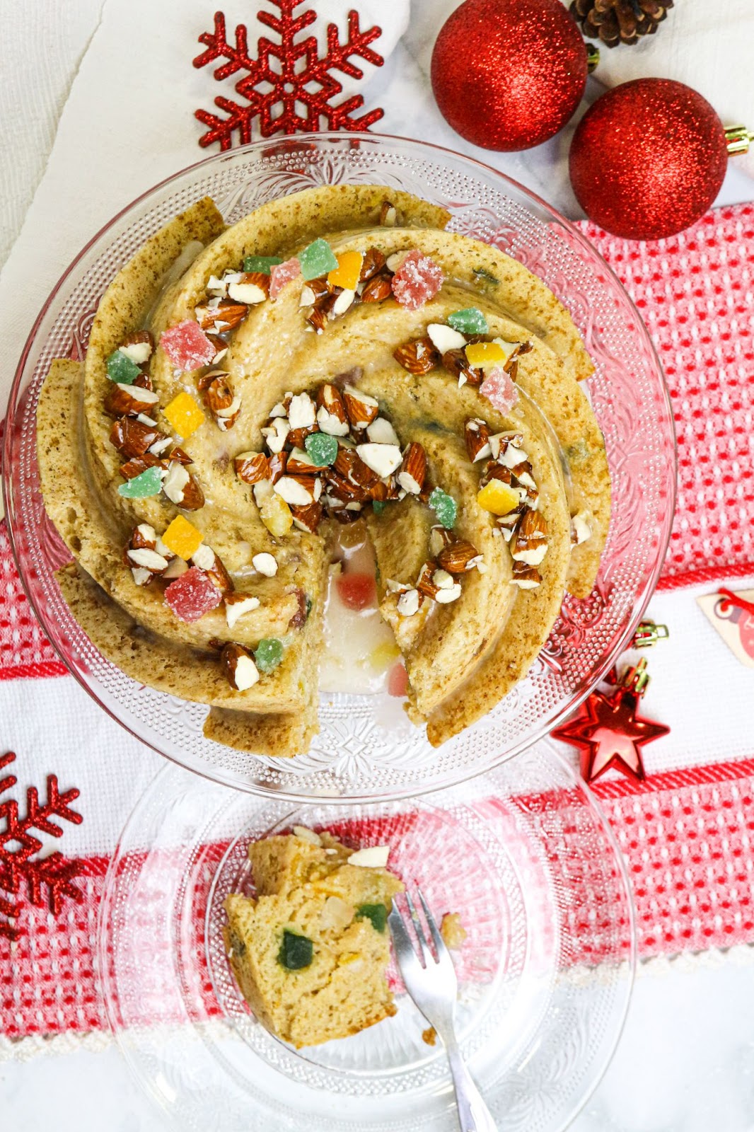Bolo de laranja, canela e frutas!