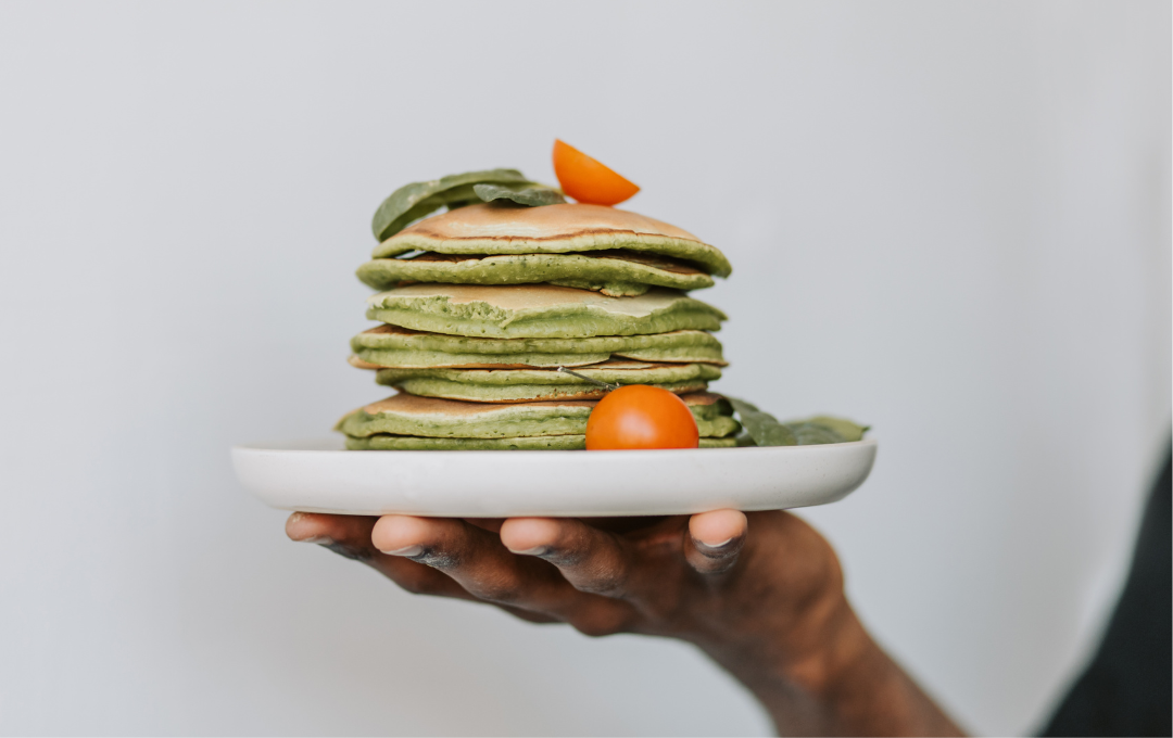 Panquecas que salvam legumes esquecidos