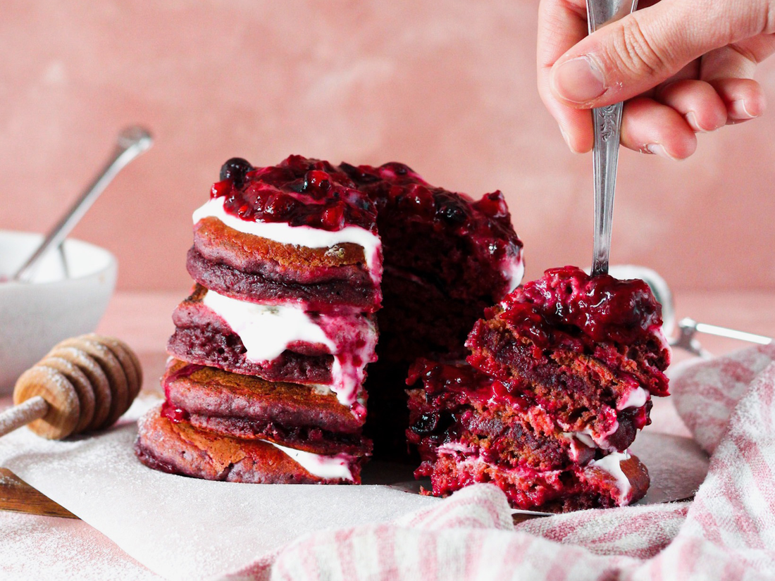 Panquecas Red Velvet