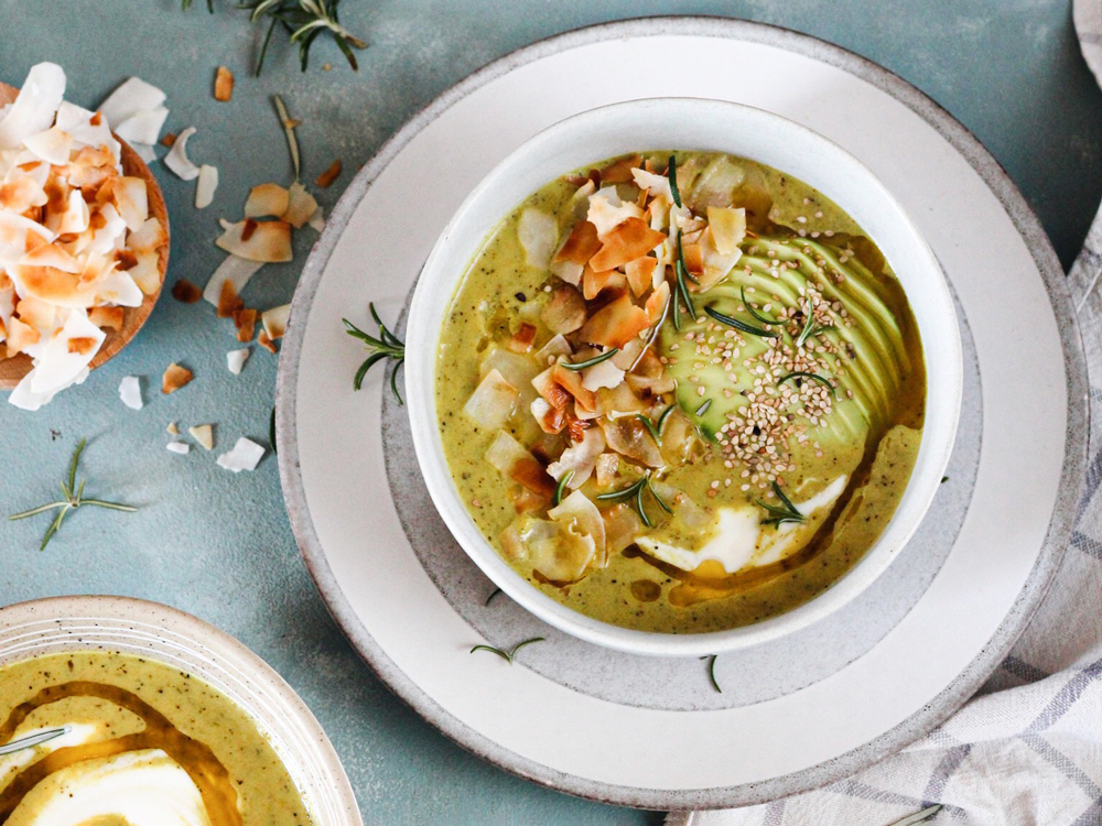 Sopa de legumes assados