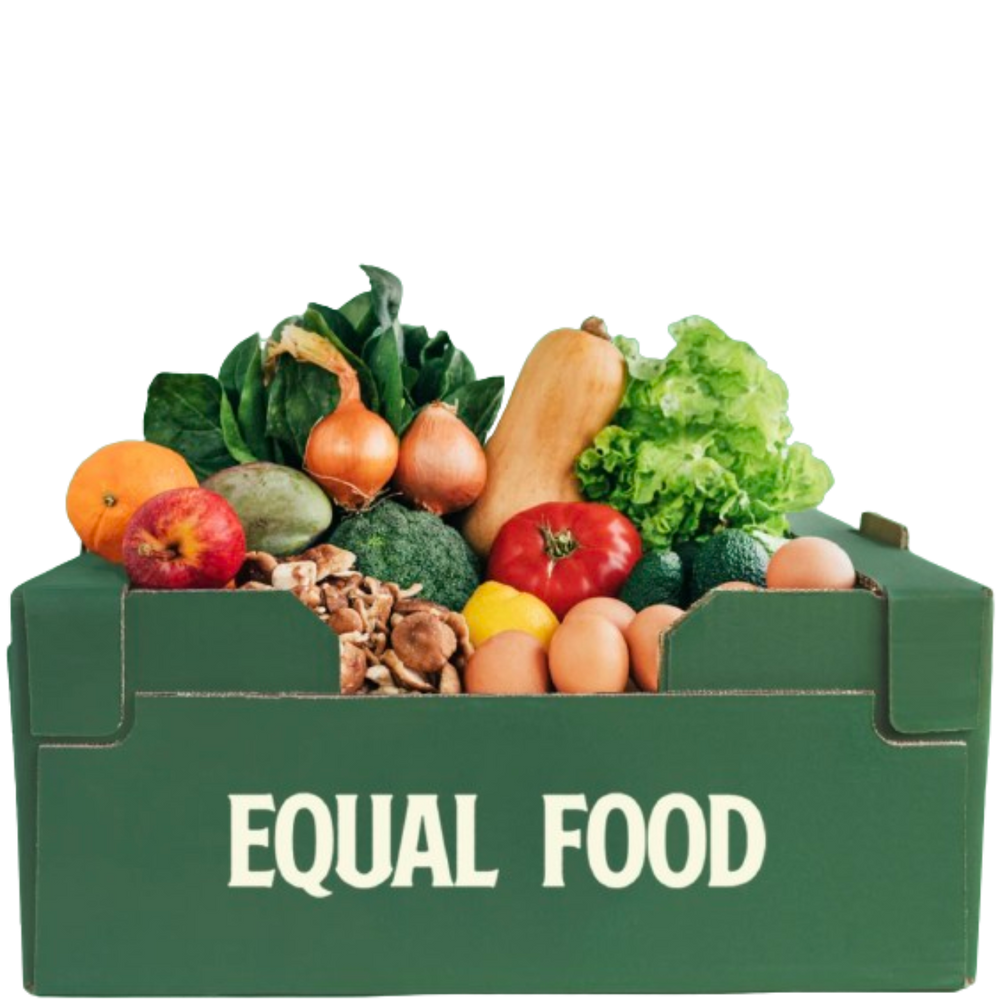 Cabazes de alimentos imperfeitos para mais sabor sem desperdício