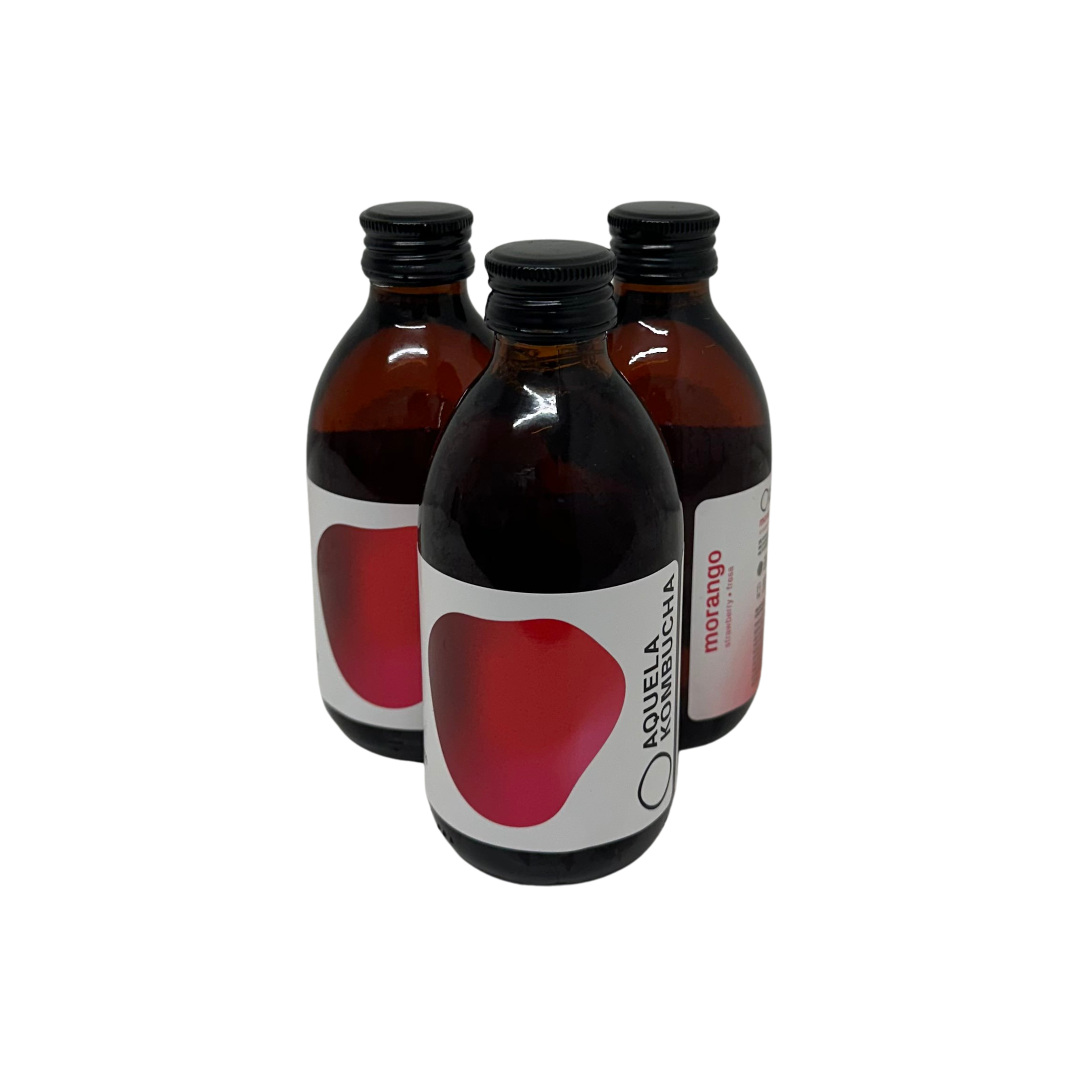 Aquela Kombucha Morango e Hibisco 12x250ml