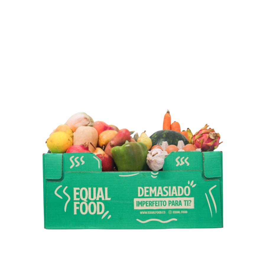 Cabaz Essencial+ — cabaz de fruta e legumes imperfeitos Equal Food