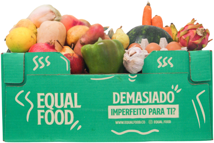 Cabaz Essencial+ — cabaz de fruta e legumes imperfeitos Equal Food